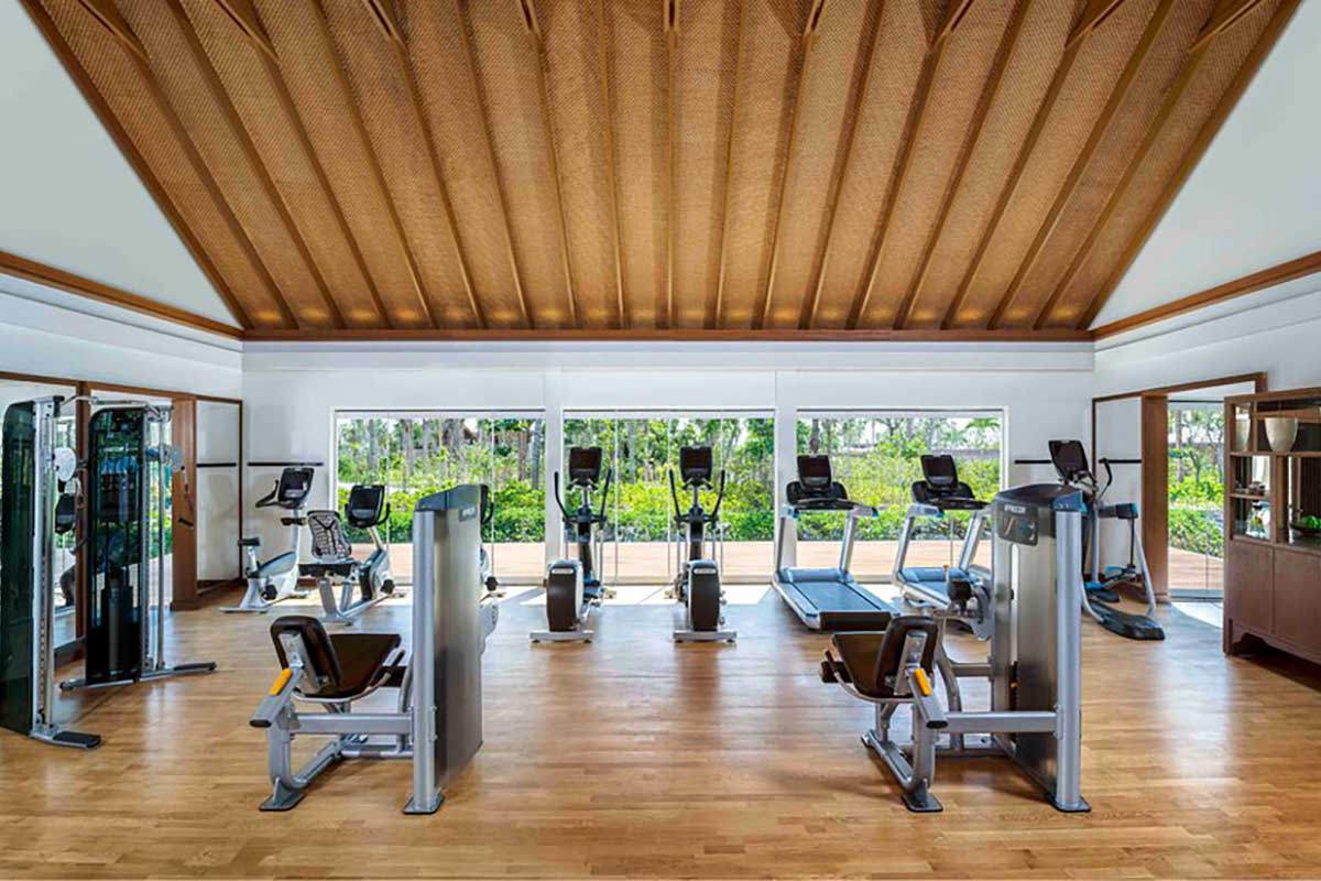 fitness center Waldorf Astoria Maldive Life&People Magazine LifeandPeople.it