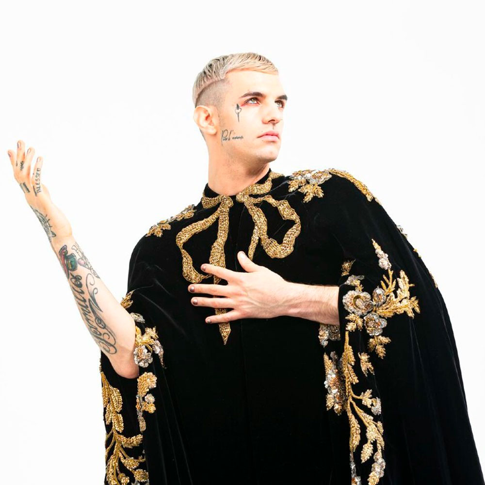 quadri Achille Lauro sanremo 2021 Life&People Magazine LifeandPeople.it