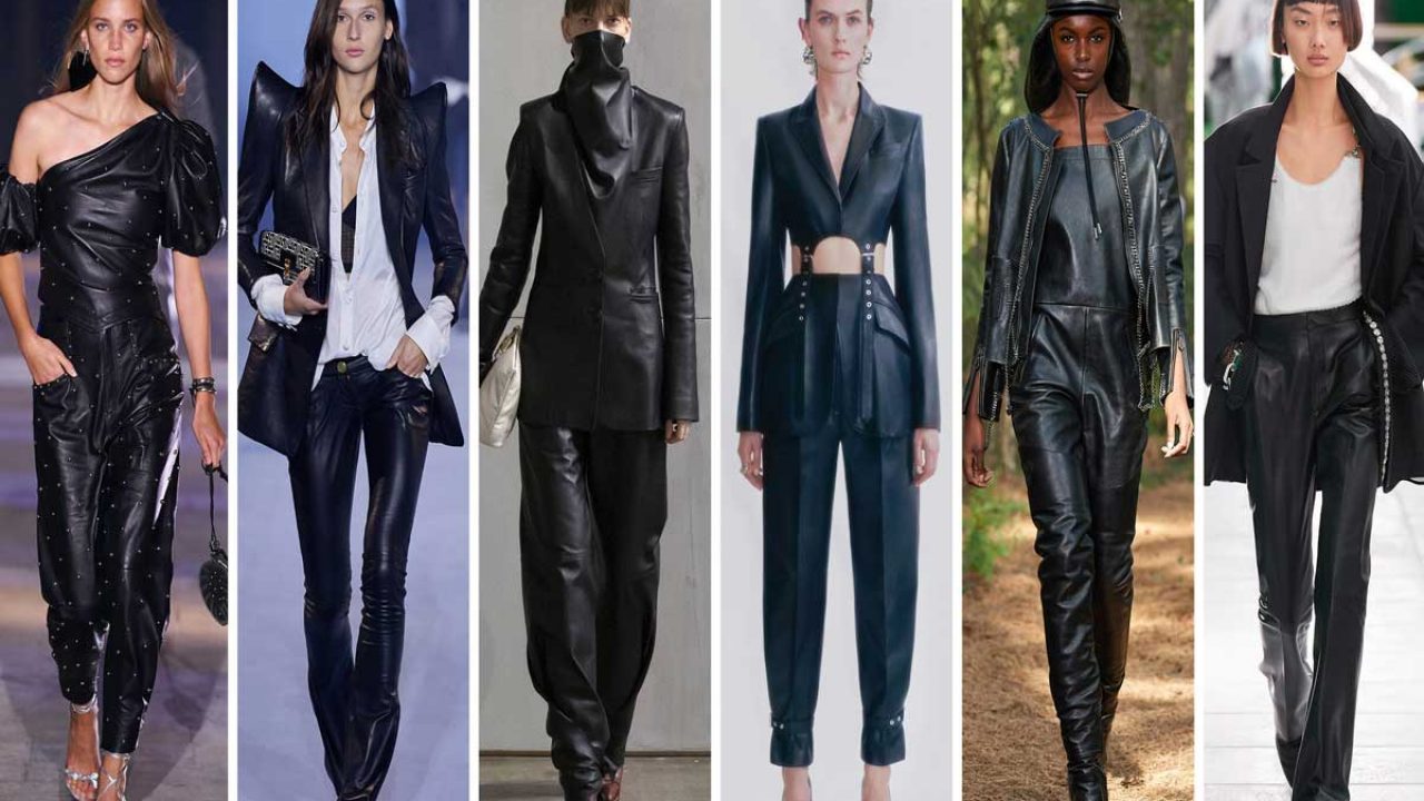 Pantaloni e leggings in pelle della primavera | Life\u0026People Magazine