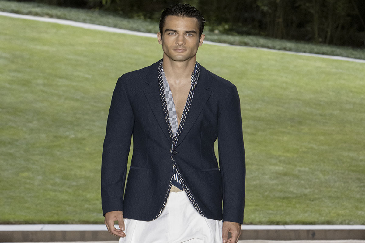 Giorgio Armani collezione uomo Primavera estate 2022 Life&People Magazine LifeandPeople.it