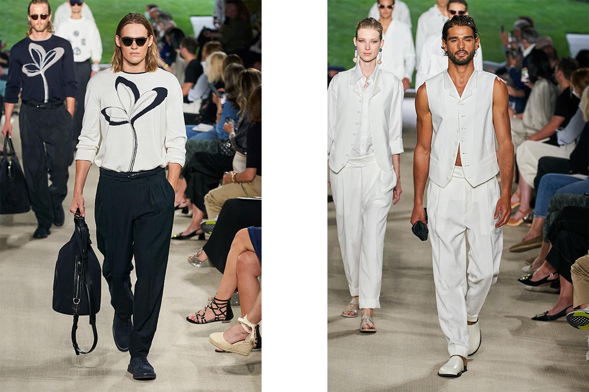 Armani collezione uomo Primavera estate 2022 Life&People Magazine LifeandPeople.it