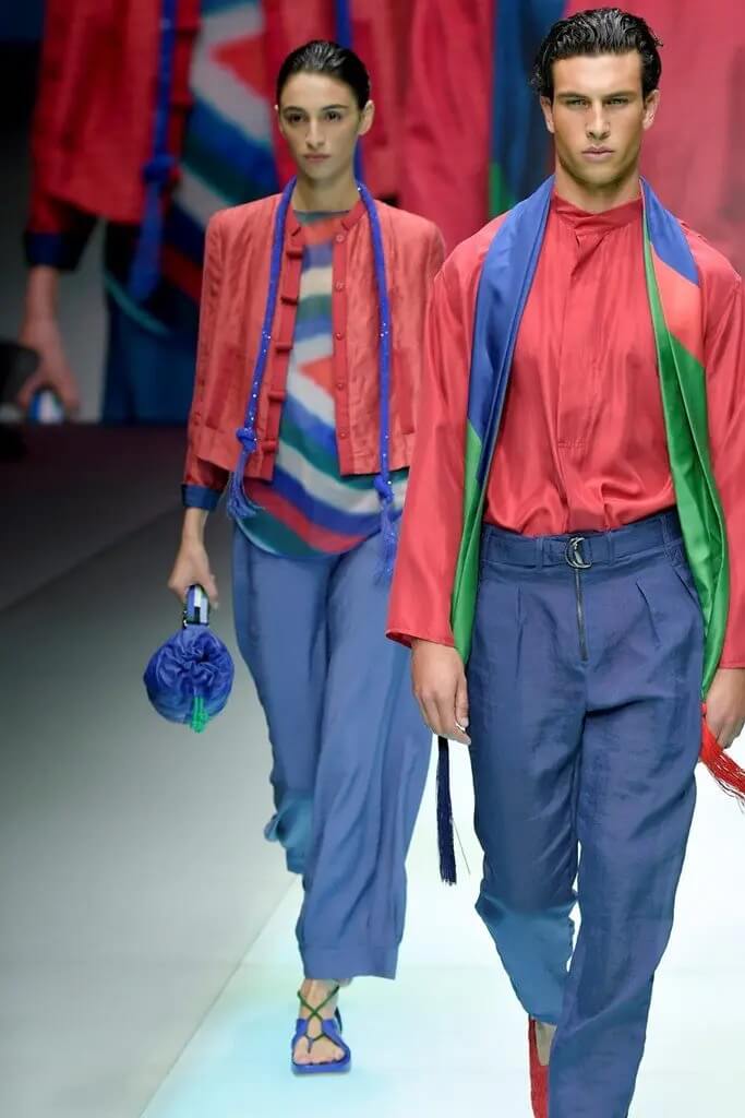 emporio Armani primavera estate 2022 collezione mfw Life&People Magazine LifeandPeople.it