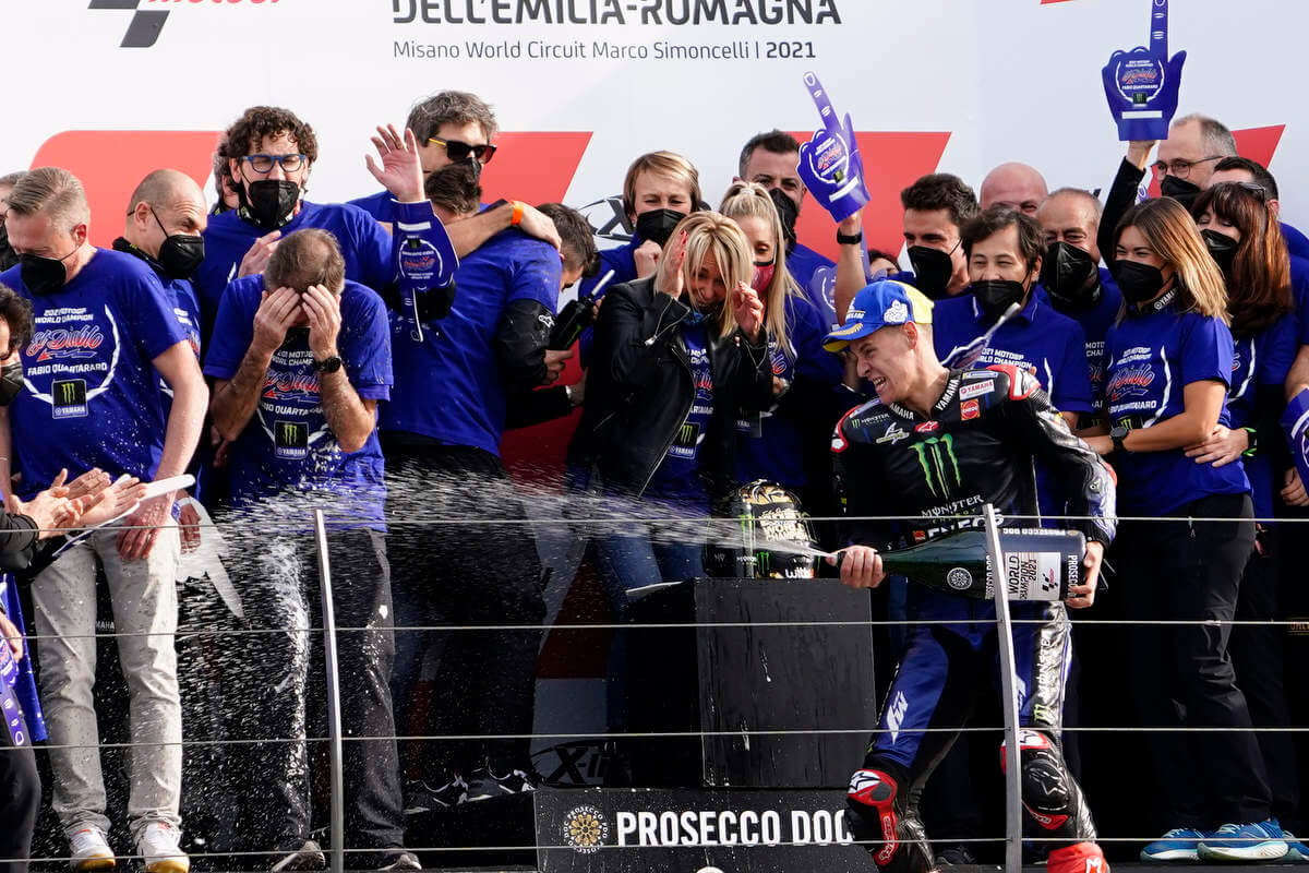 Motogp misano ottobre 2021 Quartararo campione del mondo Life&People Magazine