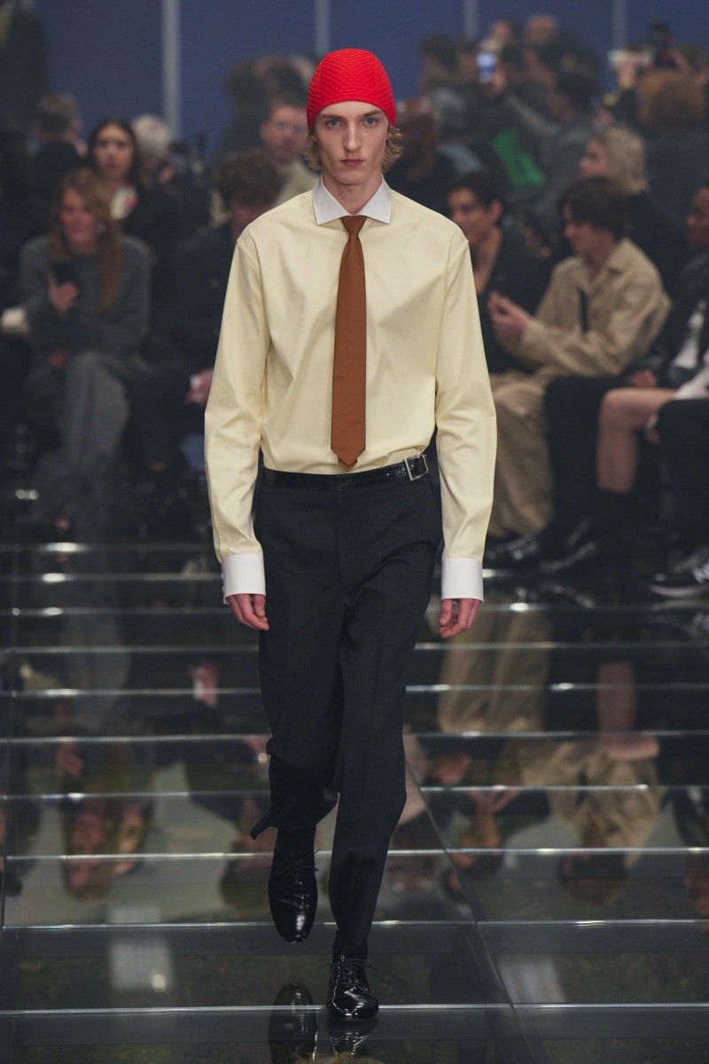 Prada sfilata moda uomo Autunno Inverno 2024 2025 fall winter | Life&People Magazine